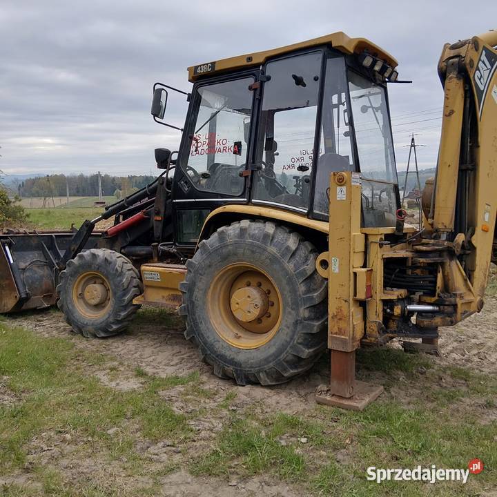 Koparko ładowarka caterpillar 438 c 428C Jordanów