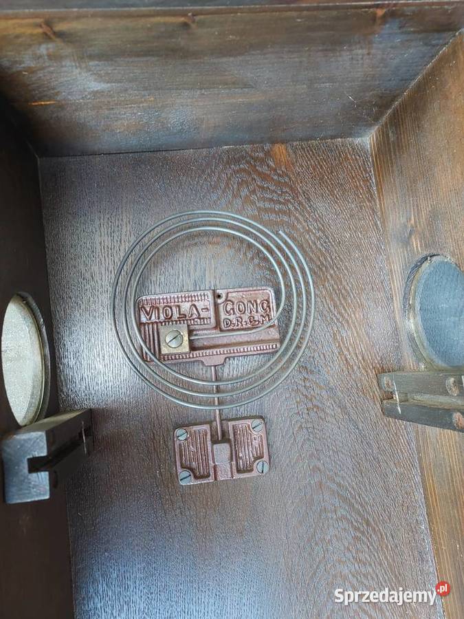 Stary zegar ścienny Mauthe przedwojenny ładny Tczew