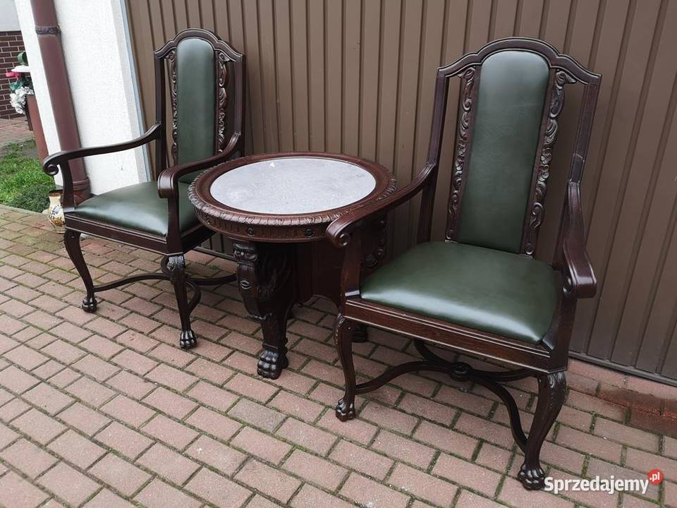 Mam na sprzedaż stary solidny komplet Swarzędz sprzedam