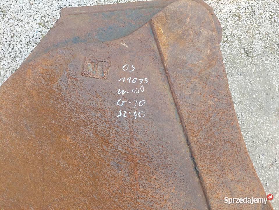 Łyżka 40 do kopania koparki na szybkozłącze Nado
