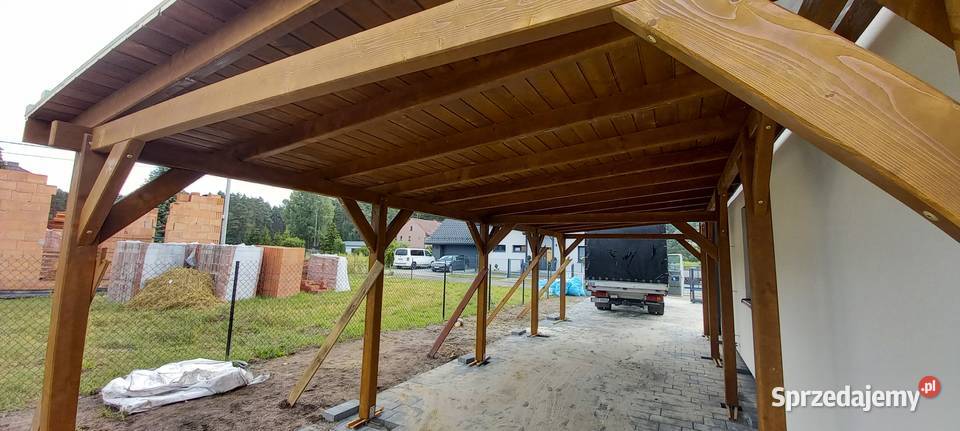 wiata zadaszenie garaż opolskie Błotnica Strzelecka