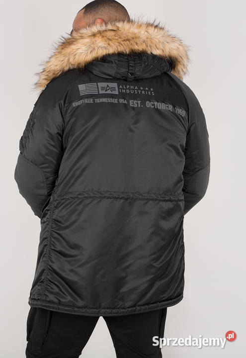 Alpha Industries parka AIRBORNE 188141 czarna Rozmiar XL Warszawa sprzedam