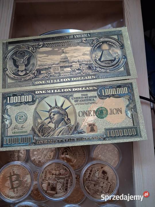 pieniądze banknoty kolekcjonerskie dolary euro Wałbrzych