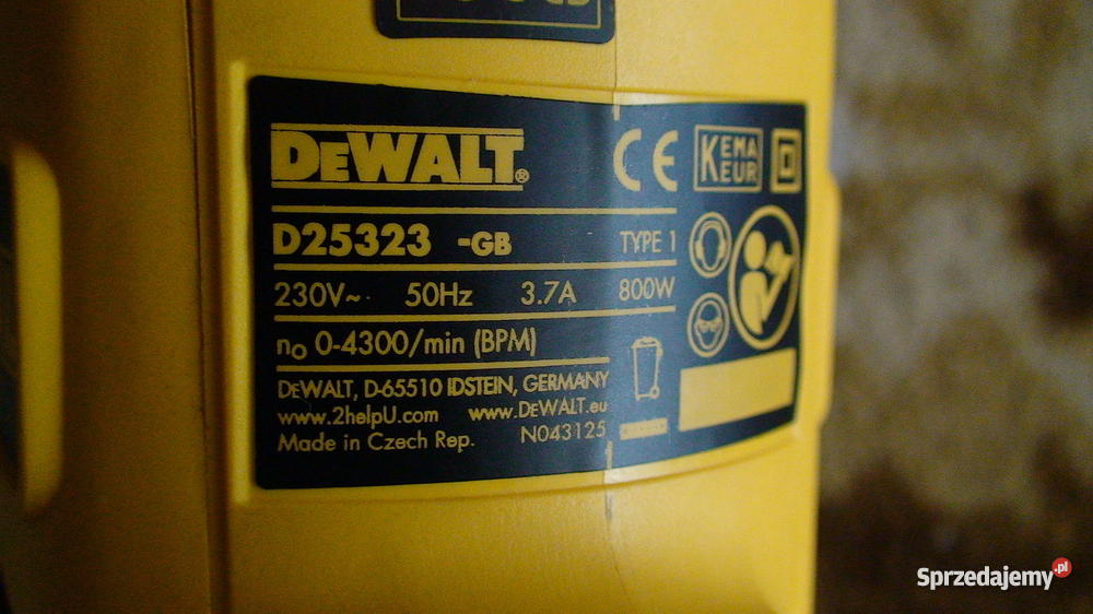 DeWalt młotowiertarka D25323 800W Gajkowice sprzedam