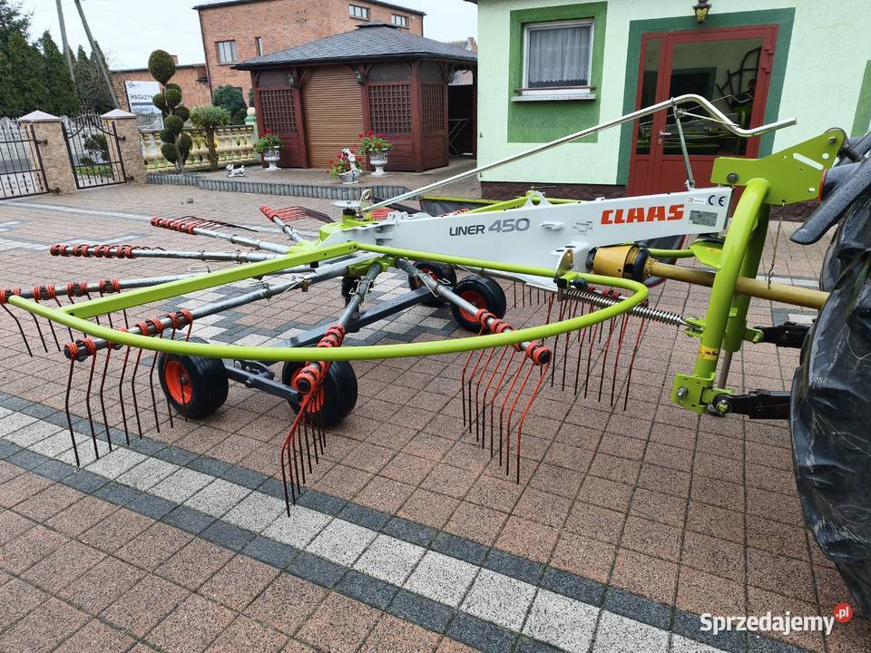 Zgrabiarka CLAAS liner 450 tandem wielkopolskie Rusko