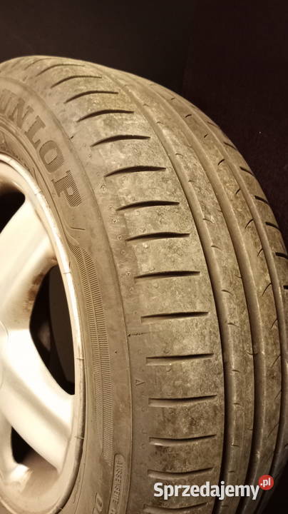Koła OPEL alufelga 15 5x110 opony letnie Dunlop Rozmiar 15" sprzedam