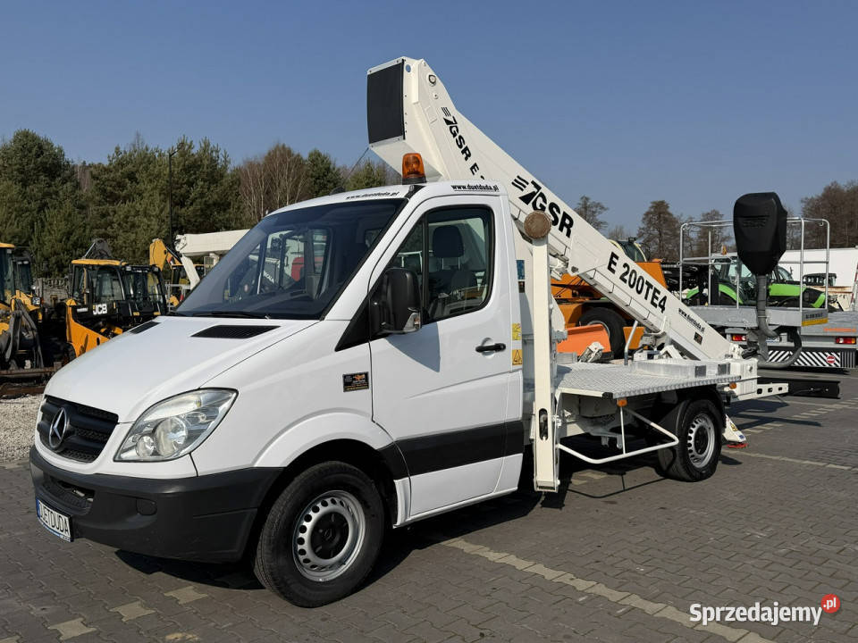 Mercedes Sprinter Zwyżka Podnośnik Koszowy GSR E elektryczne lusterka Widełki sprzedam