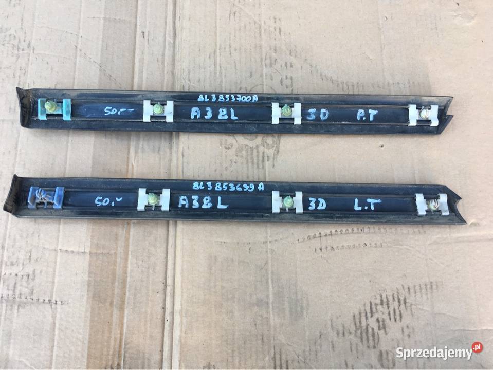 Listwa błotnika audi a3 8L 8L3853699A 8L3853700A Chojnice
