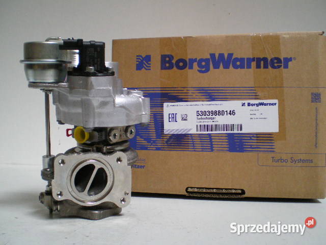 Nowa turbosprężarka BorgWarner KKK 53039880146 osobowe Siedlce sprzedam
