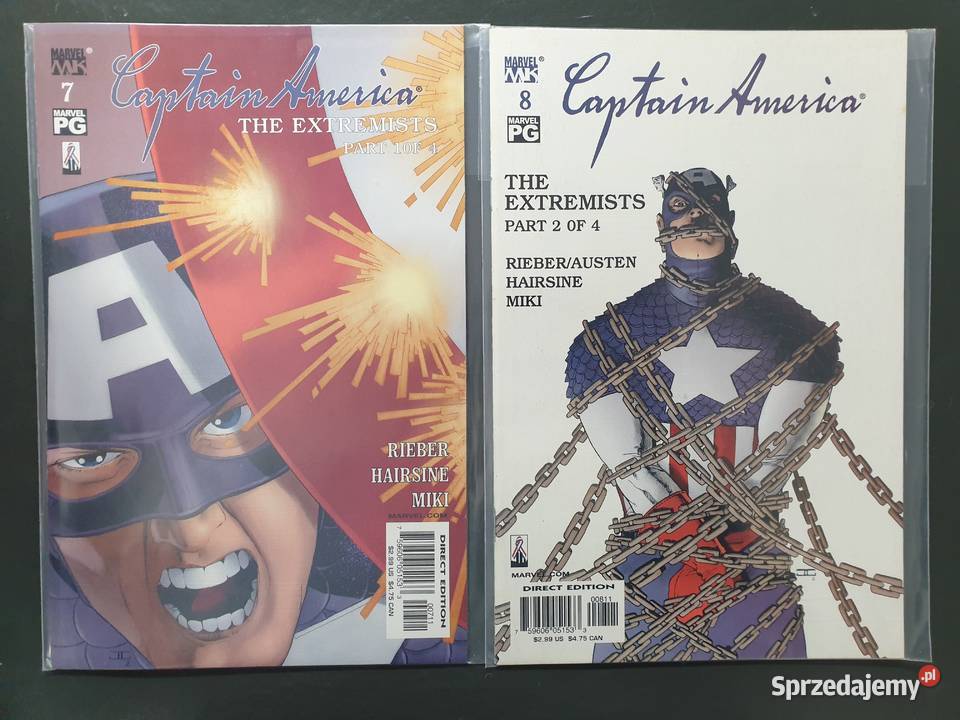 Marvel Knights Captain America 13 komiksów USA sprzedam