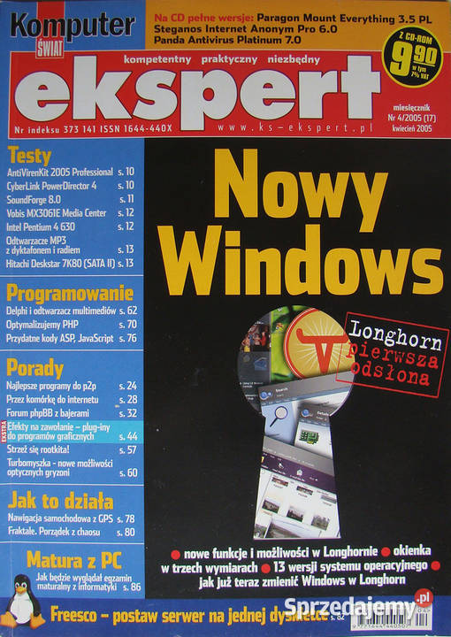 Komputer Świat Ekspert rocznik 2005 z CD Limanowa