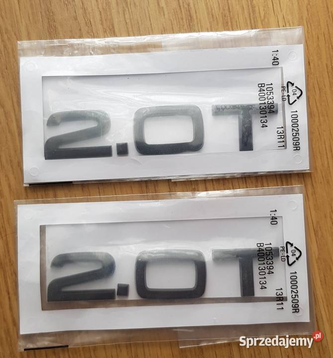 NOWY emblemat przyklejany 20T czarny srebrny lubelskie Zamość