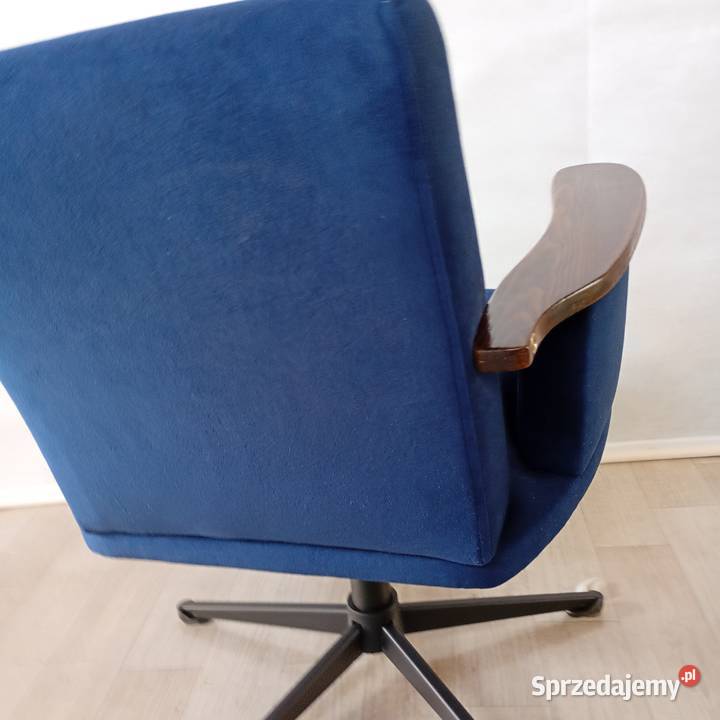 Fotel obrotowy z PRL KOS renowacji