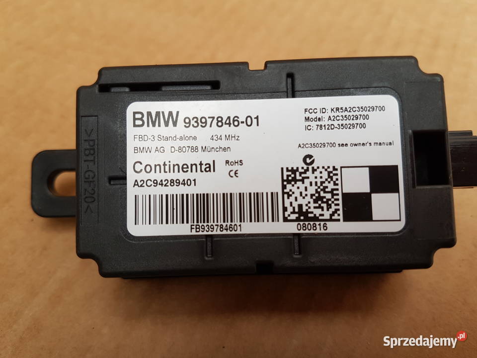 BMW 1 120 F20 f21 LIFT moduł zdalnego sterowania Legnica