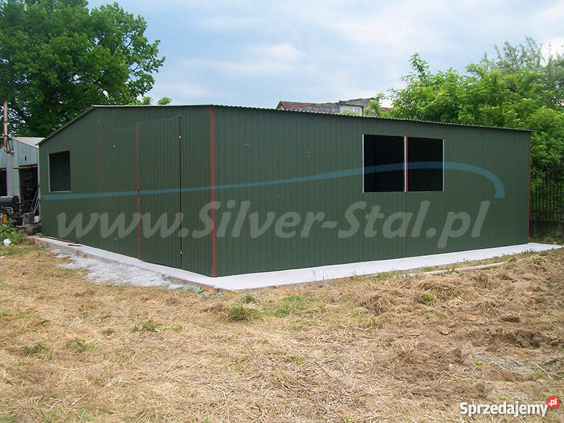 Garaż blaszany drewnopodobny 6x6 blacha orzech sprzedam
