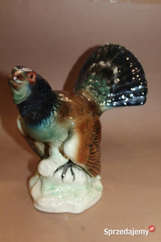 Figurka porcelanowa głuszca Germany 1914 1945 Szczecin