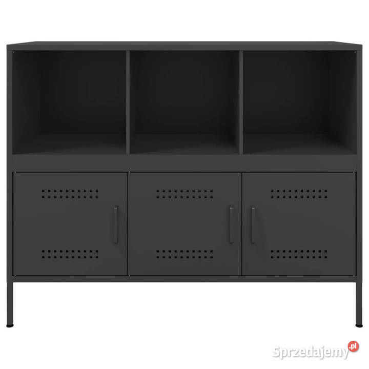 Szafka czarna 1005x39x79 stal WM843090 Pozostałe Warszawa