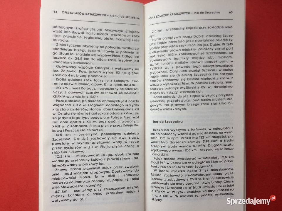 541 Turystyczne Szlaki Wodne Województwa Szczecin