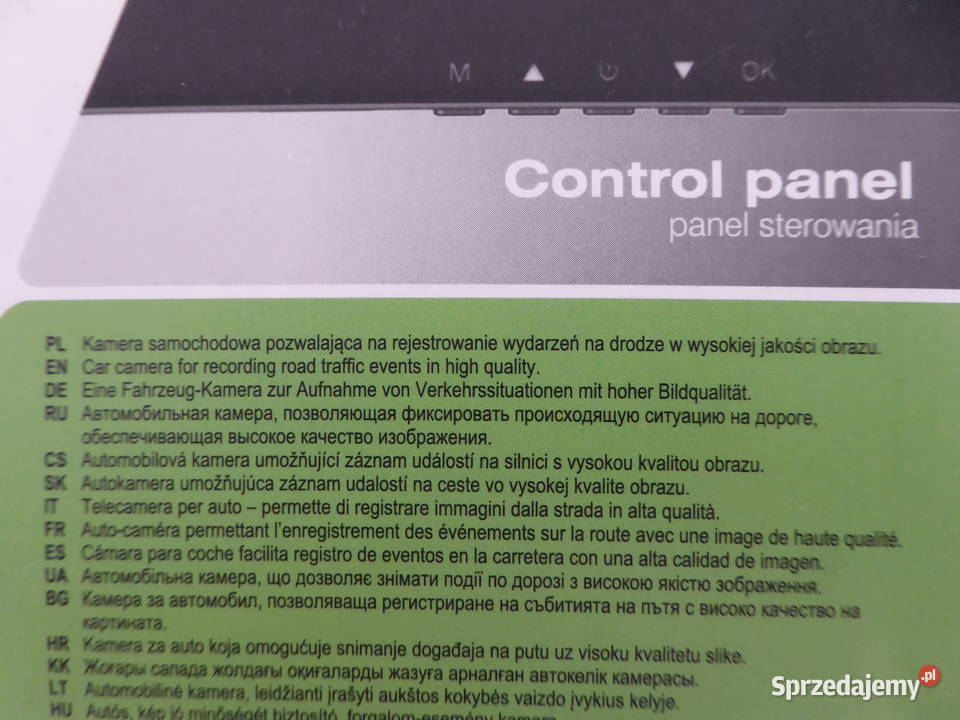 Nieużywane lusterko z rejestratorem jazdy przód Olsztyn sprzedam