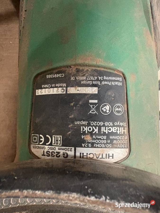 Hitachi G23ST szlifierka Częstochowa