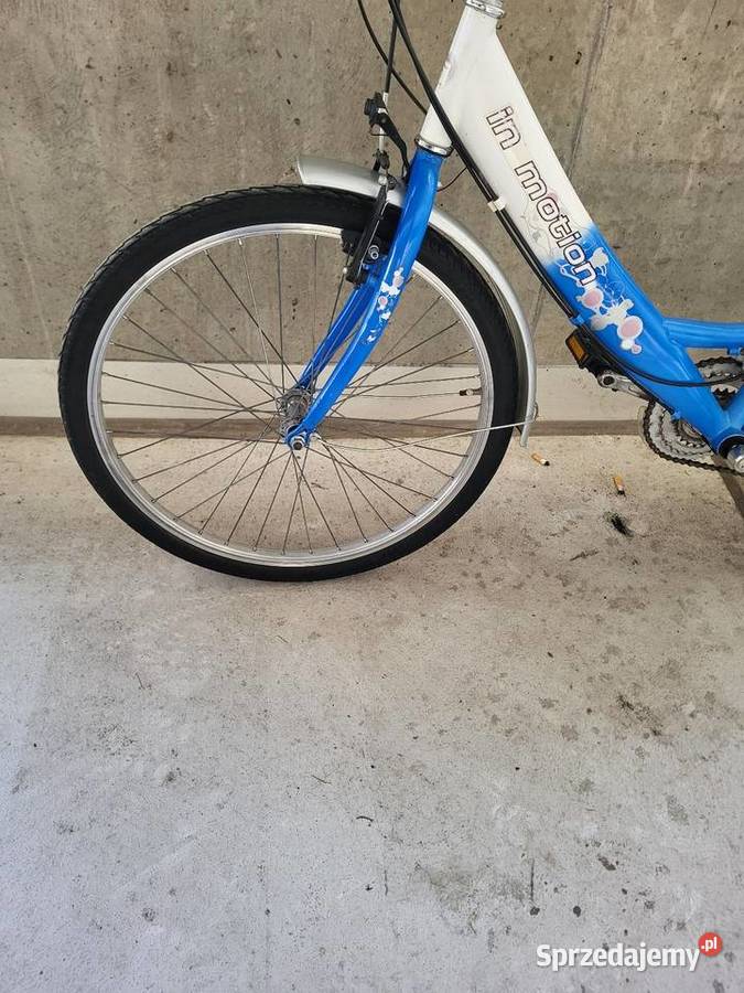 Rower miejski dziewczynki 24 z przerzutkami mazowieckie Warszawa sprzedam