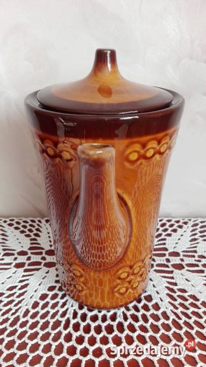 Dzbanek IRA porcelit Chodzież odcienie brązowego podlaskie