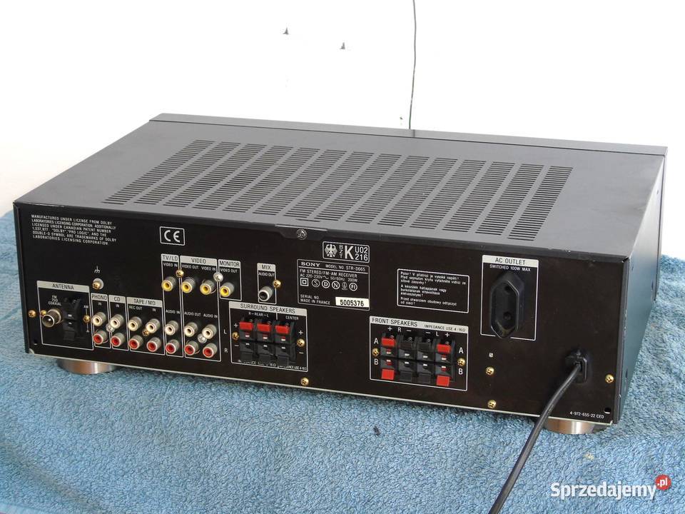 Amplituner Sony STRD665 RDS mocny i sprawny Jasło