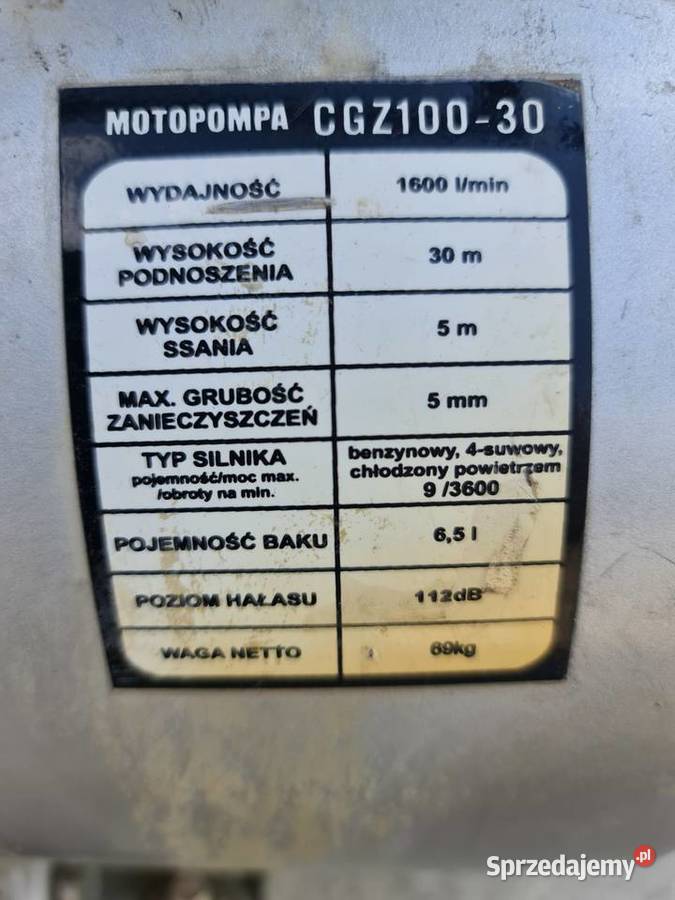 Sprzedam motopompę silnik diesel Kraków
