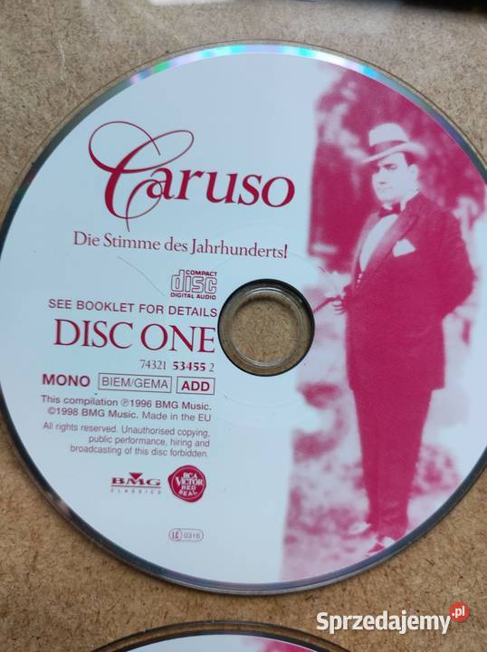 Enrico Caruso Tenor Of The Century cd muzyka CD