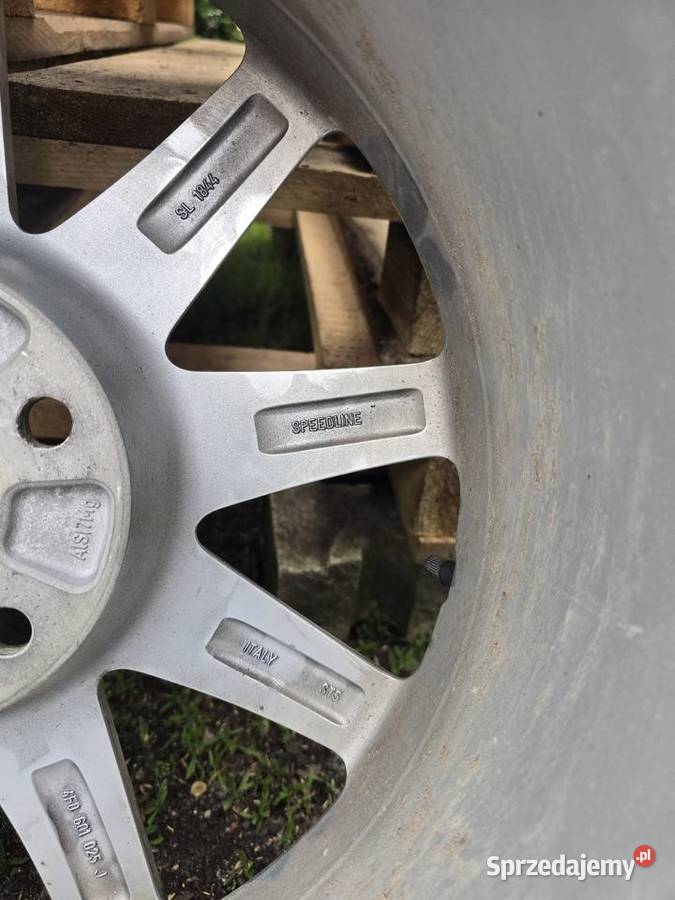 Felga R17 audi speedline 5x112 opona Średnica 17" Samochodowe Łódź sprzedam