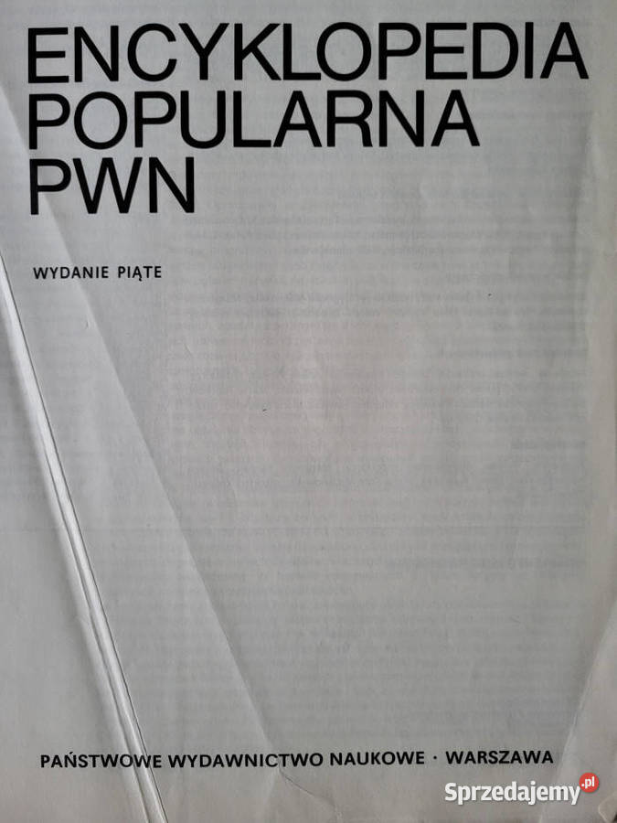 Encyklopedia Popularna PWN 1983r real foto Książki naukowe i popularnonaukowe Warszawa