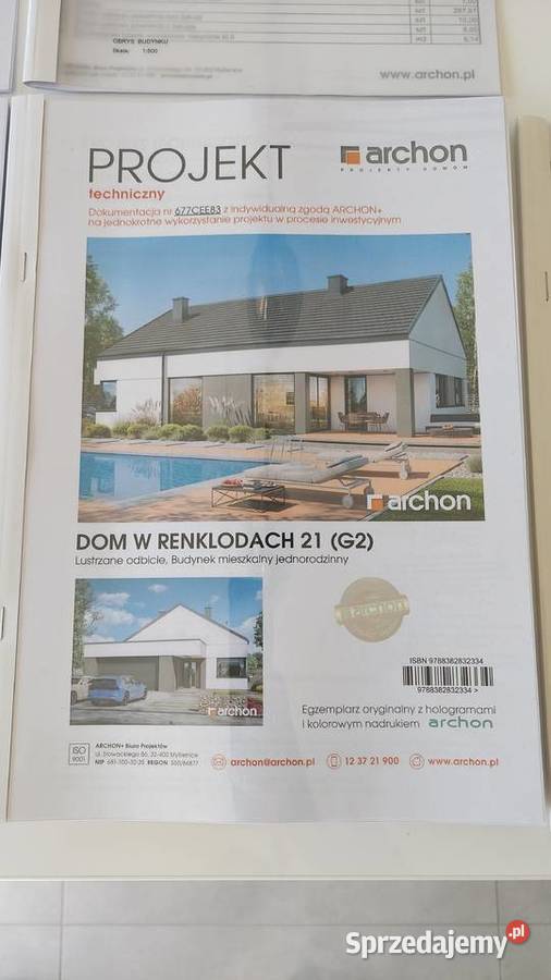 Projekt dom w renklodach 21 G2 ARCHON