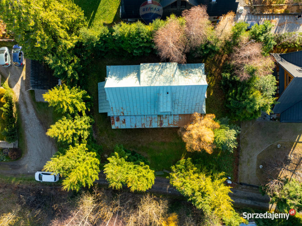 Dom w Zakopanem z projektem przebudowy wolnostojący sprzedam