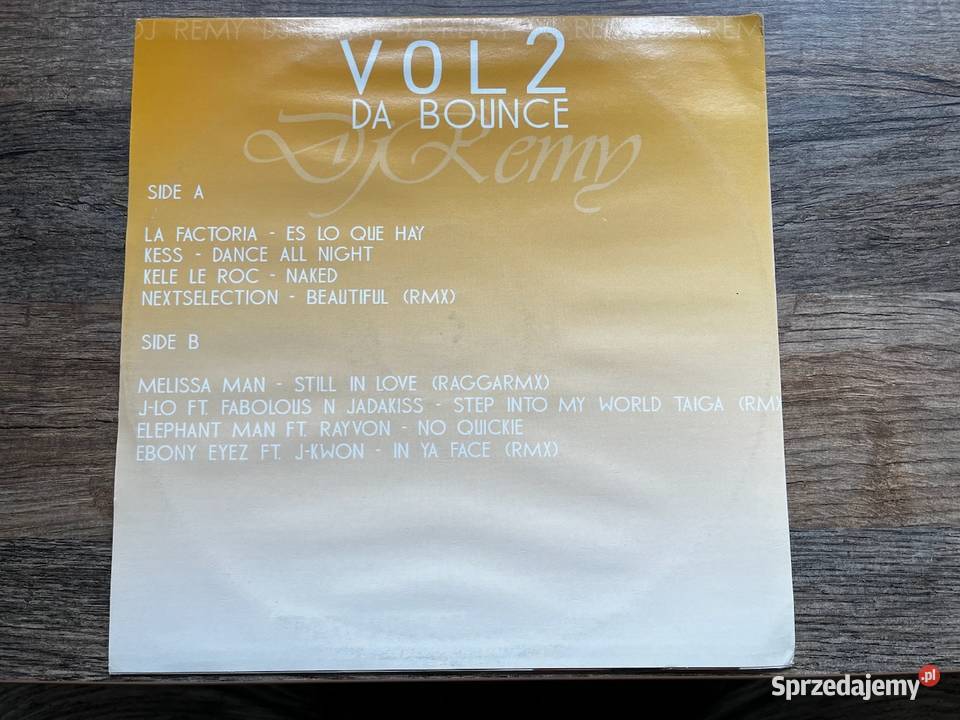 DJ Remy Da Bounce Vol 2 RB Dancehall Club śląskie sprzedam