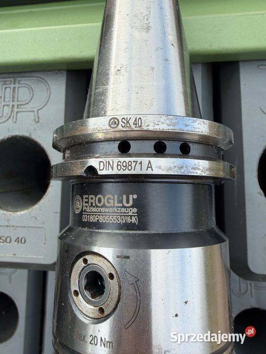 Uchwyt wiertarski EROGLU SK40 DIN 69871 A z Kompresory Tuliszków