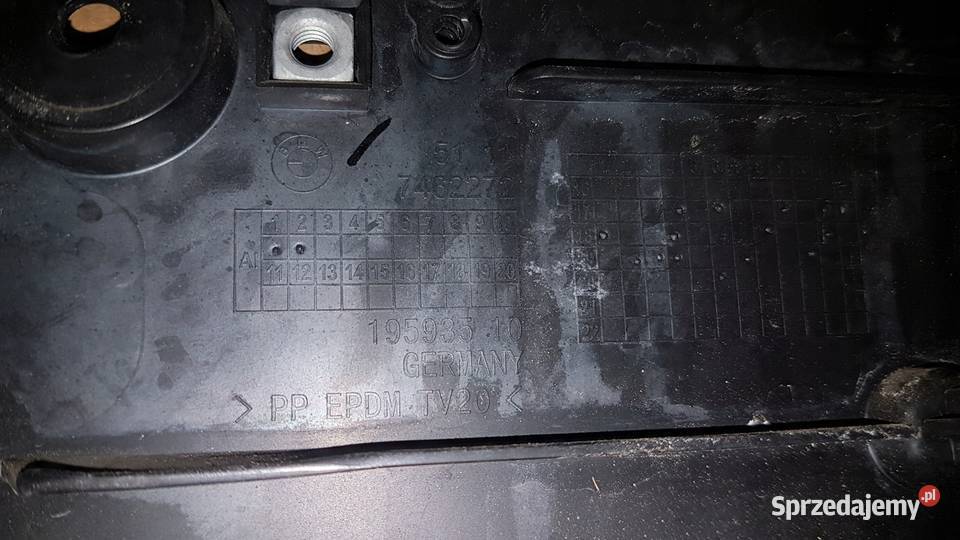 RAMKA TABLICY REJESTRACYJNEJ BMW I3 USA 7462272 Międzychód sprzedam
