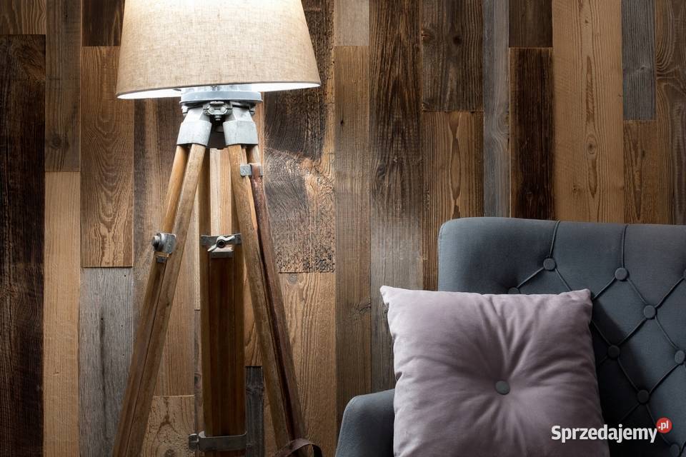 PANEL ŚCIENNY 3D DREWNIANY STARE DREWNO DESKI Z Wrocław