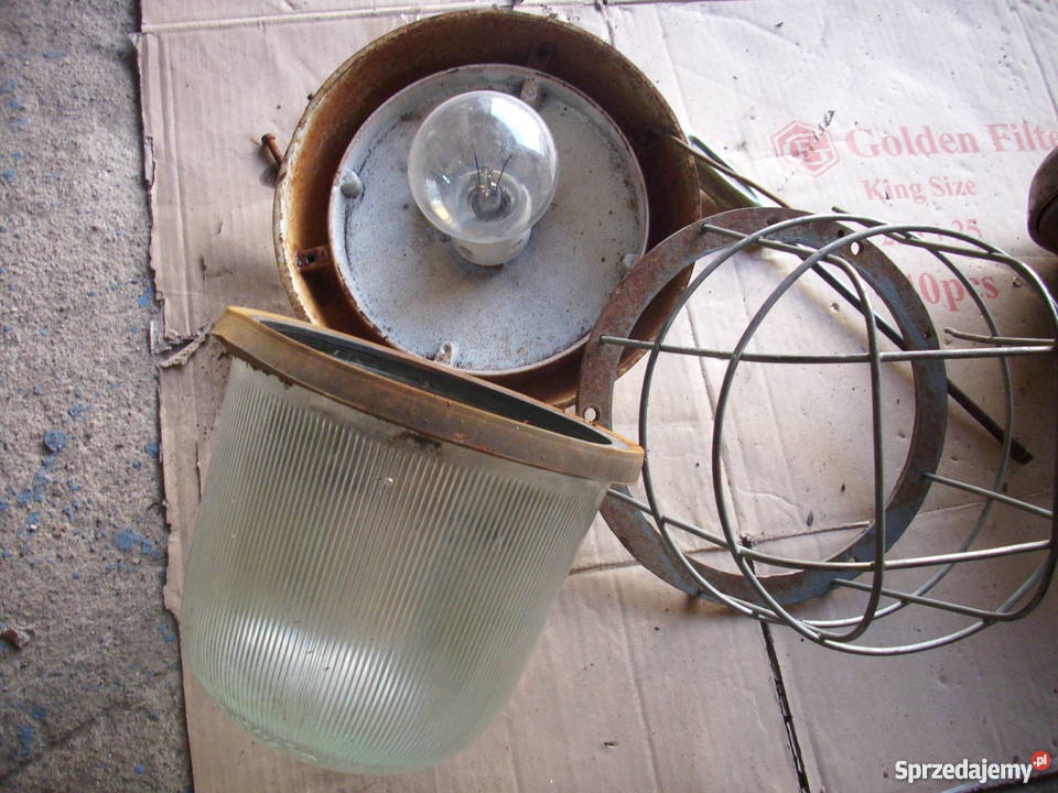 Żeliwo i szkło Lampa Industrialnaloft design zachodniopomorskie Lipiany