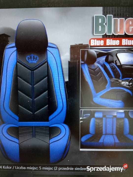 Piękne nowe pokrowce Premium skóra PUkomplet Zgierz