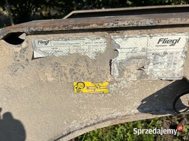 Naczepa fliegl SDS380 pod kontenerowa Wapnica
