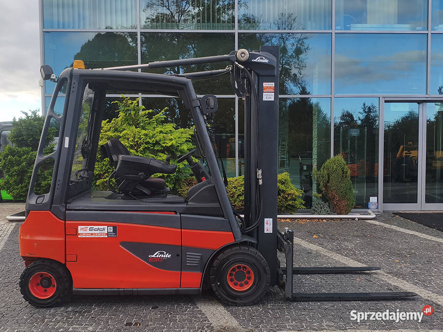 Wózek widłowy elektryczny Linde E30L01 3t duplex elektryczny Kęty