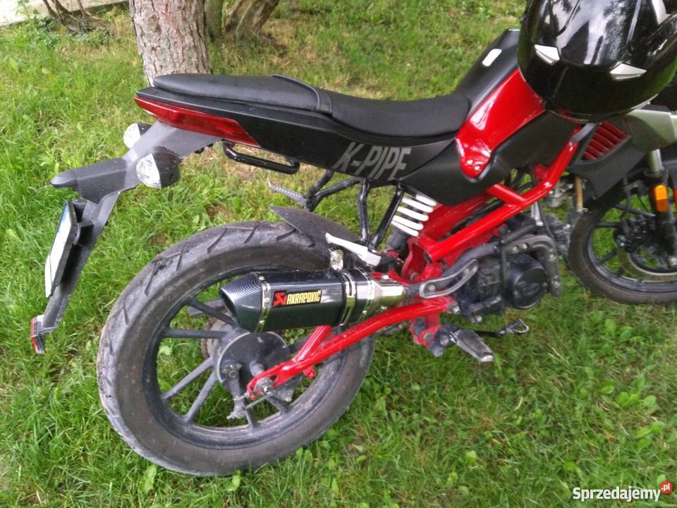 Kymco kpipe 50 Akrapović czarny lubelskie sprzedam