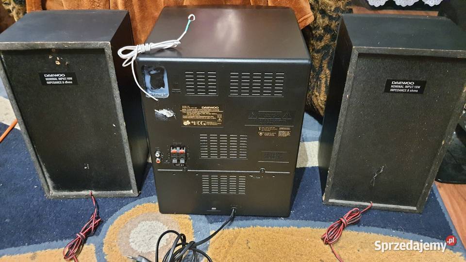 Wieża Daewoo AMI330 z głośnikami radio FM AUX Wieże i miniwieże Lublin