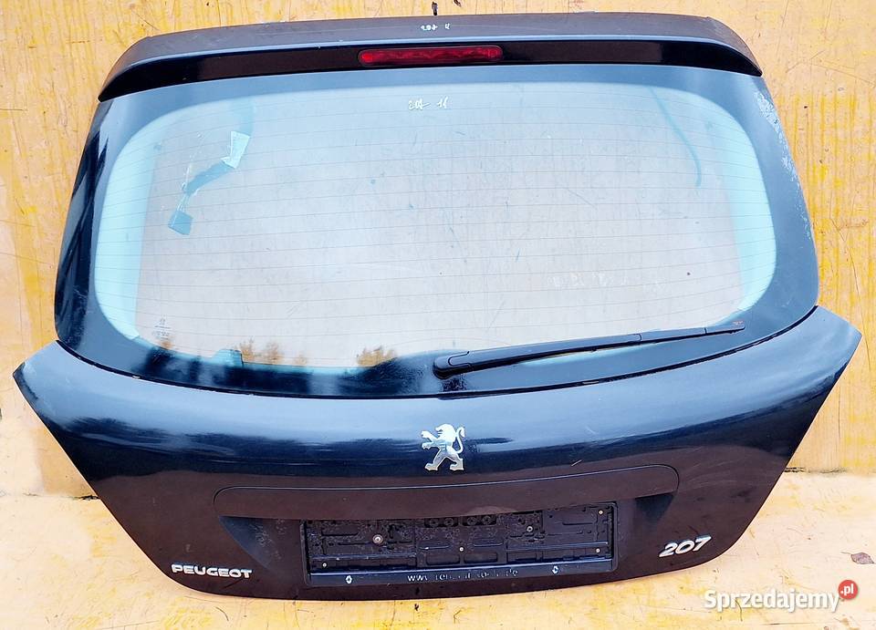 PEUGEOT 207 LIFT KLAPA KOLOR EXLD Drzwi