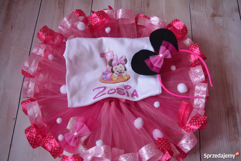 Komplet tutu roczek chrzest każdy rozmiar Waćmierz