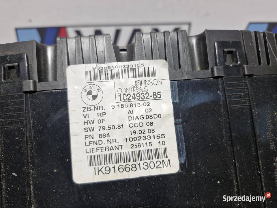 BMW E81 E82 E87 E88 LICZNIK ZEGARY EUROPA