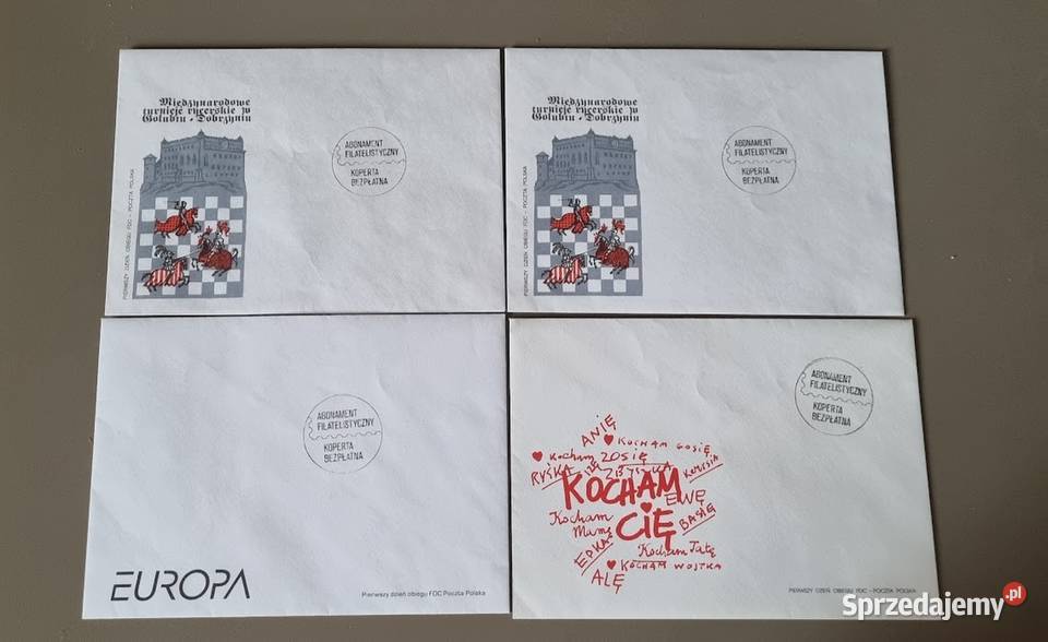 Koperty filatelistyczne Zielona Góra sprzedam
