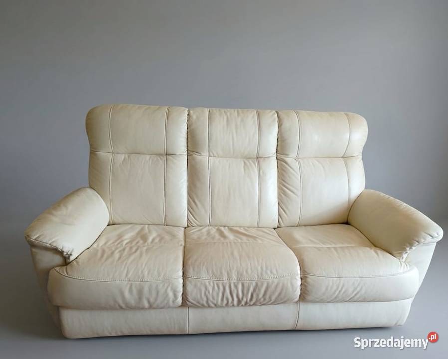 Kanapa skórzana sofa 3 osobowa premium luksusowa