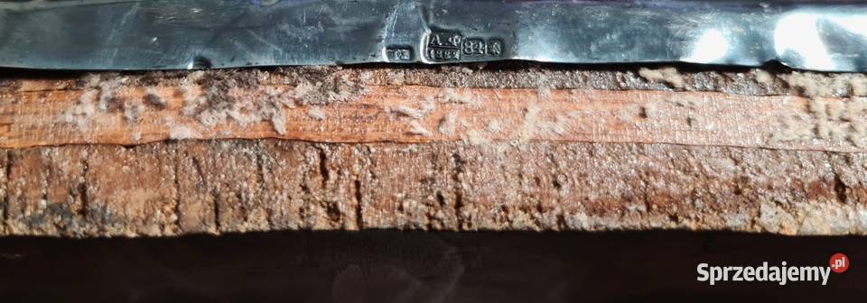 Ikona Matka Boża Tychwińska srebro 0358 Malarstwo mazowieckie Warszawa