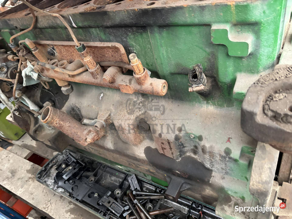 John Deere 6068 Silnik Blok CZĘŚCI R504850 Części i osprzęt rolniczy Jastrzębniki sprzedam